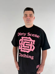Dirty Scene 350GSM Heavyweight Cotton T-Shirt – Pink