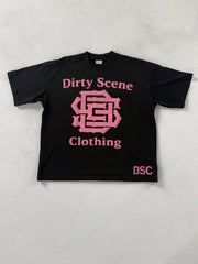 Dirty Scene 350GSM Heavyweight Cotton T-Shirt – Pink