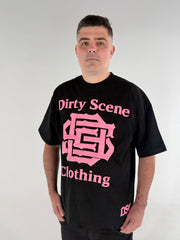 Dirty Scene 350GSM Heavyweight Cotton T-Shirt – Pink