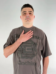Dirty Scene Lightweight Signature Supima Cotton Fitted Neck T-Shirt – Grey