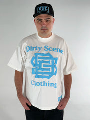 Dirty Scene 350GSM Heavyweight Signature Cotton T-Shirt – Pure White