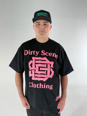 Dirty Scene 350GSM Heavyweight Cotton T-Shirt – Pink