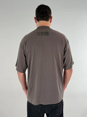 Dirty Scene Lightweight Signature Supima Cotton Fitted Neck T-Shirt – Grey